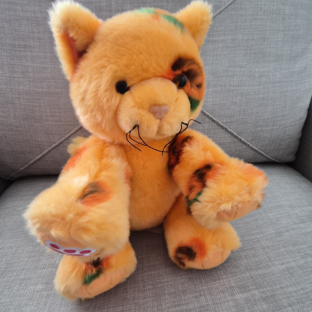 Build-A-Bear Orange and Green Plush Toy